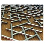 0118 F Expression Of Structure Large Premium Plush Fleece Blanket (Small) 50 x40  Blanket Front