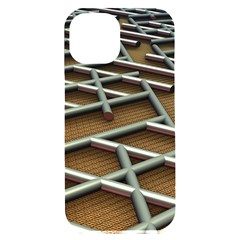 Expression Of Structure Iphone 15 Plus Black Uv Print Pc Hardshell Case by geonetique