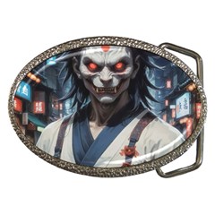 Demon Samurai Belt Buckles by AwesomeSauce