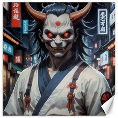 Demon Samurai Canvas 20  X 20  by AwesomeSauce