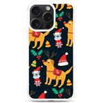 Funny Christmas Pattern Background iPhone 15 Pro Max TPU UV Print Case Front