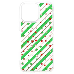 Christmas Paper Stars Pattern Texture Background Colorful Colors Seamless Iphone 15 Pro Max Tpu Uv Print Case by Ket1n9