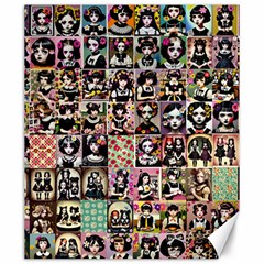 Spanish Gothic Girls Pattern Canvas 20  X 24  by violetheavensky