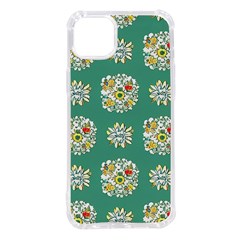 Retro 1960s Flowers Pattern 2 Iphone 14 Plus Tpu Uv Print Case by violetheavensky
