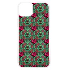 Retro 1880s Flowers Pattern 3 Iphone 15 Tpu Uv Print Case by violetheavensky