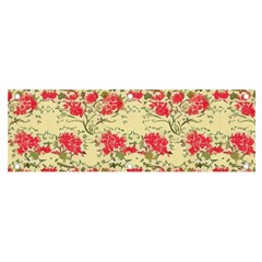 Retro 1880s Flowers Pattern 18 Banner And Sign 6  X 2  by violetheavensky