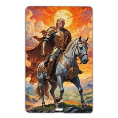 Heroic Trump Warrior In Golden Armor Name Card Style Usb Flash Drive by AwesomeSauce