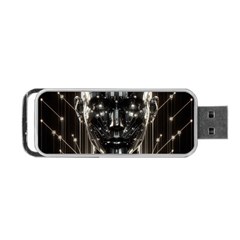 Robotics Robot Technology Future Portable Usb Flash (two Sides) by Maspions