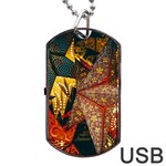 Star Lantern Lighting Dog Tag USB Flash (Two Sides) Front