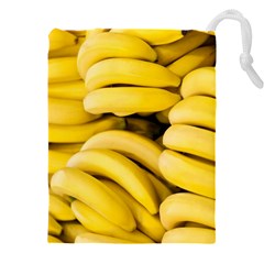 Bananas, Macro, Fruits, Ripe Bananas Drawstring Pouch (4xl) by kyorashop23