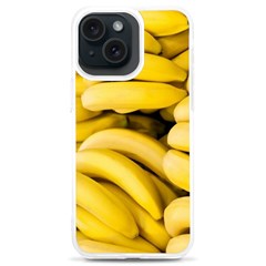 Bananas, Macro, Fruits, Ripe Bananas Iphone 15 Plus Tpu Uv Print Case by kyorashop23