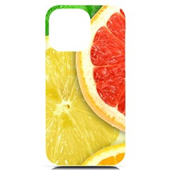 Fruit, Lemon Iphone 14 Pro Max Black Uv Print Pc Hardshell Case by kyorashop23