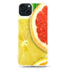 Fruit, Lemon Iphone 15 Tpu Uv Print Case by kyorashop23