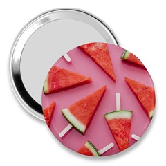 Fruits, Watermelon, Fruit 3  Handbag Mirrors by kyorashop23