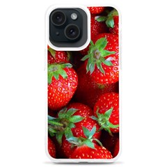 Strawberry, Berries, Fresh, Red Iphone 15 Plus Tpu Uv Print Case by kyorashop23