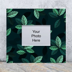 Foliage White Wall Photo Frame 5  X 7  by HermanTelo