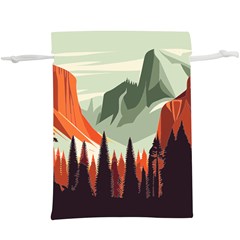 Mountains Lightweight Drawstring Pouch (xl) by Salmanaz77