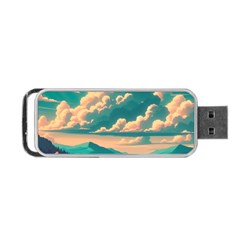 Mountains Countryside Agriculture Portable Usb Flash (two Sides) by Salmanaz77