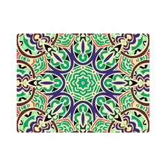 Cold Colors Mandala   Premium Plush Fleece Blanket (mini) by ConteMonfrey