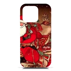 Christmas Art Iphone 16 Pro Black Uv Print Pc Hardshell Case
