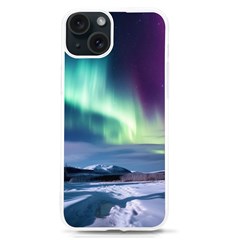 Northern Lights Aurora Night Nature Iphone 15 Tpu Uv Print Case by Posterlux