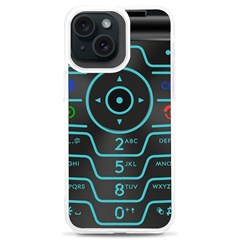 Retro Mobile Device Output Device Iphone 15 Plus Tpu Uv Print Case by Bedest