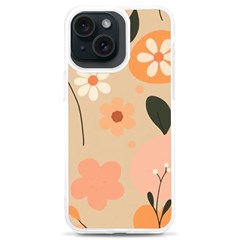 Minimalist Pattern With Simple Lines,flower And Shapes, Creating A Clean And Modern Iphone 15 Plus Tpu Uv Print Case by myclothy