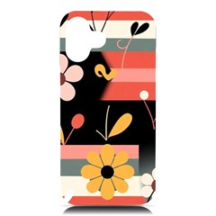  Minimalist Pattern With Simple Lines,flower And Shapes, Creating A Clean And Modern Iphone 16 Plus Black Uv Print Pc Hardshell Case by myclothy