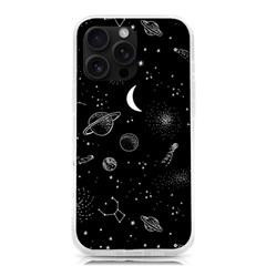 Cosmic Black Space Star Iphone 16 Pro Max Tpu Uv Print Case by Ndabl3x