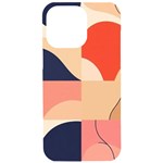 Minimalist Pattern With Simple Lines And Shapes, Creating A Clean And Modern Aesthe iPhone 15 Pro Max Black UV Print PC Hardshell Case Front
