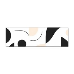 A Minimalist Pattern With Simple Lines And Shapes, Creating A Clean And Modern Aesthetic 05 Sticker (bumper) by myclothy