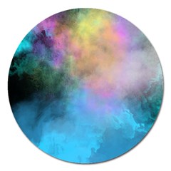 Smokescreen Magnet 5  (round) by pollyparadiseartshop