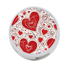 Be My Valentine 4-port Usb Hub (one Side) by pollyparadiseartshop