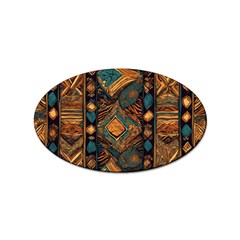 Tribal Chic Sticker Oval (10 Pack) by pollyparadiseartshop