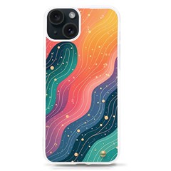 Art Abstract Pattern Iphone 15 Tpu Uv Print Case by Salmanaz77