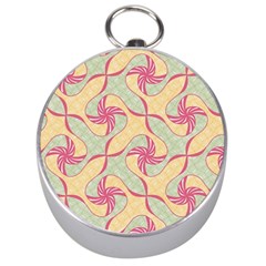 Abstract Pattern Design Scrapbooking Silver Compasses by Paksenen