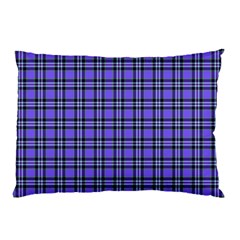 Blue Tartan Plaid 1 Pillow Case by dressshop