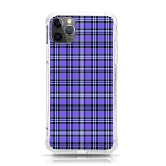 Blue Tartan Plaid 1 Iphone 11 Pro Max 6 5 Inch Tpu Uv Print Case by dressshop