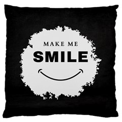 Black And White Simple Make Me Smile T Shirt 20250203 014057 0000 Standard Premium Plush Fleece Cushion Case (two Sides) by Cowcow2005