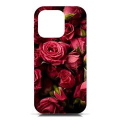 Floral Buds Of Roses Beautiful Flowers Iphone 16 Pro Black Uv Print Pc Hardshell Case