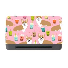 Corgi Bubble Boba Tea Pink Pattern Memory Card Reader With Cf by Salmanaz77