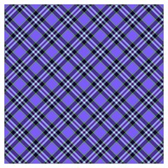 Blue Tartan Plaid 1 Diagonal Lightweight Scarf  by dressshop