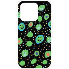 Doodle Dot Drawing Iphone 15 Pro Black Uv Print Pc Hardshell Case by Salmanaz77