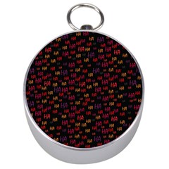 Pattern Ha Ha Ha  Abstract Black Dark Doodle Hahaha Pattern Physco Silver Compasses by Salmanaz77