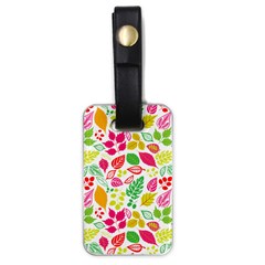 Leaves Pattern Seamless Texture Luggage Tag (one Side) by Maspions