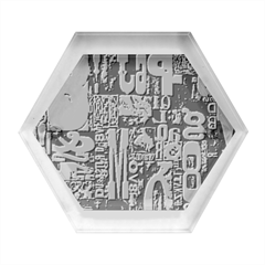 3d Letters Macro Wooden Letters Letters Textures Hexagon Wood Jewelry Box by Salmanaz77
