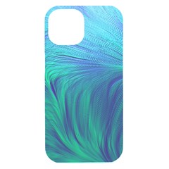 Psicodelia Zyguratti Texture Cyanturquoise Iphone 15 Black Uv Print Pc Hardshell Case by Salmanaz77