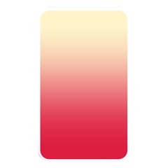 Cream Yellow To Crimson Red Linear Gradient Memory Card Reader (rectangular) by GradientsOmbre