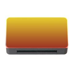 Electric Yellow To Burgundy Red Linear Gradient Memory Card Reader With Cf by GradientsOmbre