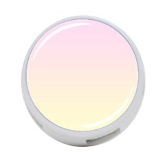Pink Lace To Cream Yellow Linear Gradient 4-port Usb Hub (two Sides) by GradientsOmbre